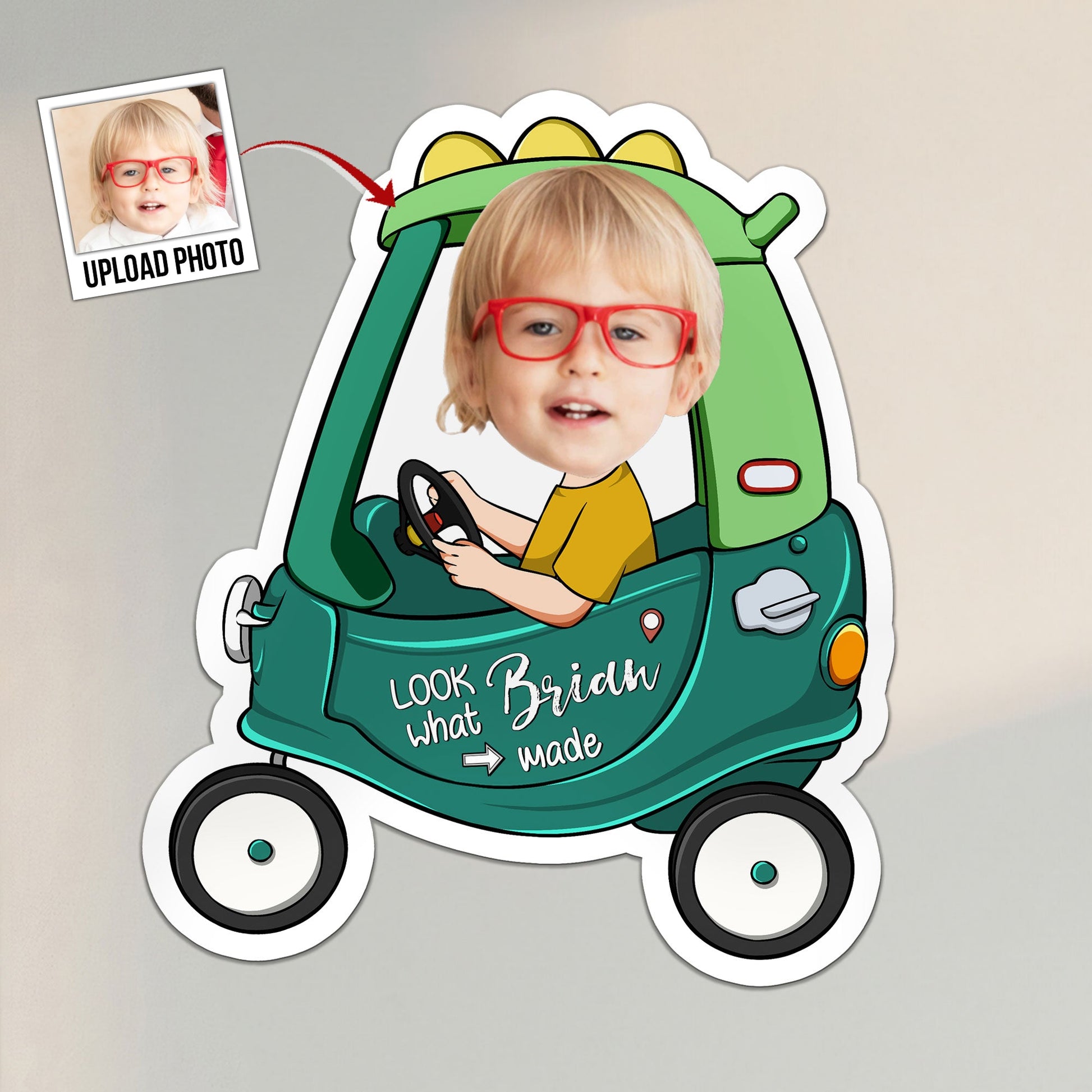 Look What I Made - Personalized Photo Magnet