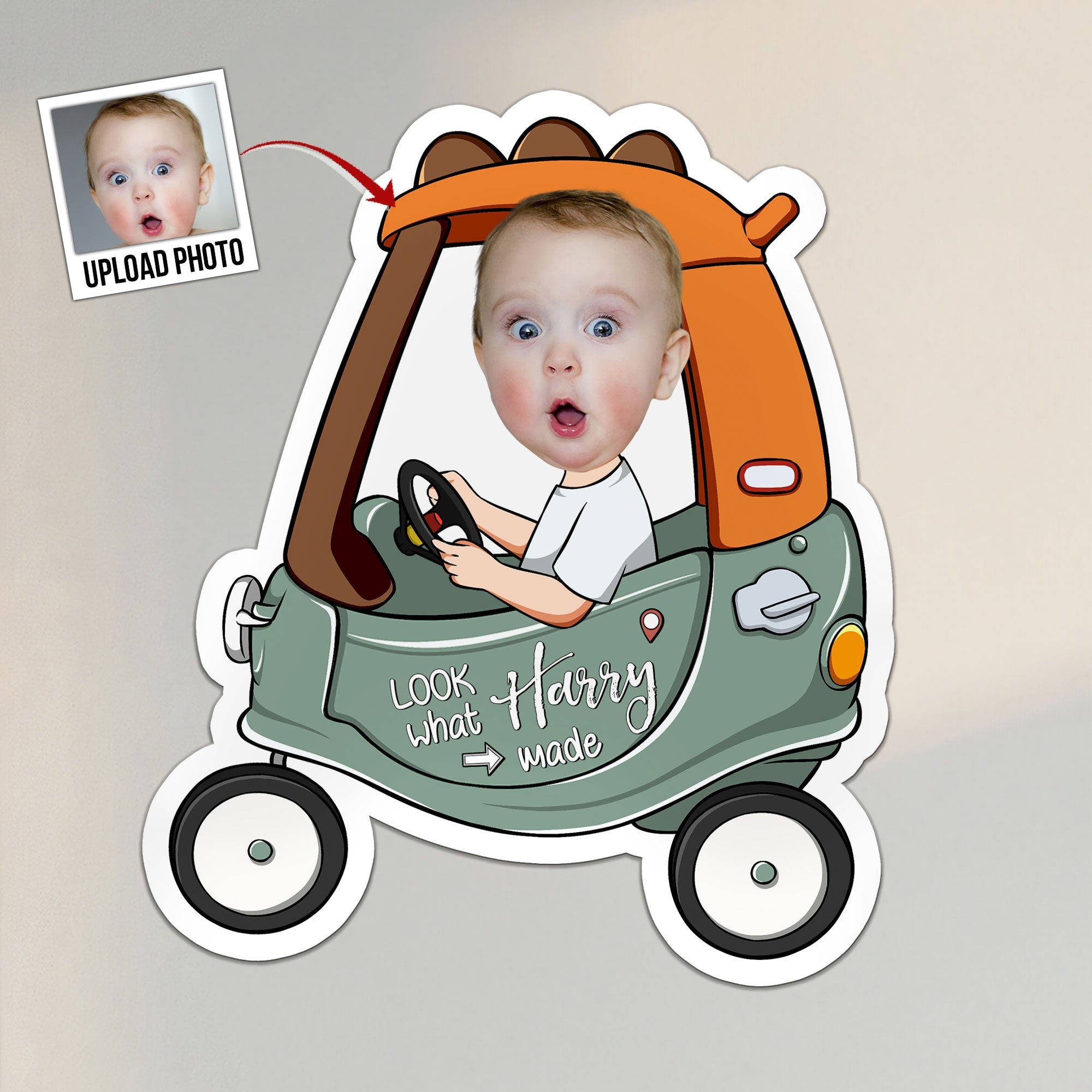 Look What I Made - Personalized Photo Magnet