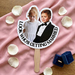 Look Who's Getting Married - Wedding Gifts Favors, Bachelor Party Gift - Personalized Fan