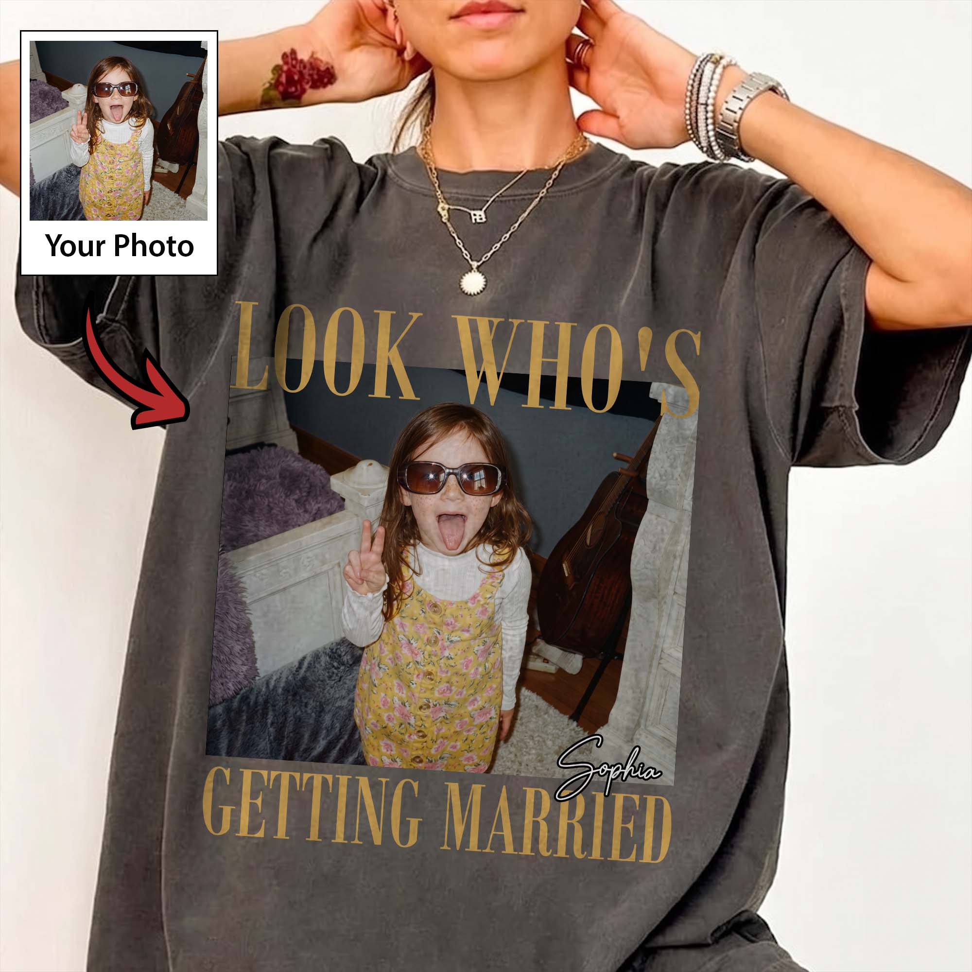 Look-Whos-Getting-Married-Wedding-Party-Bachelor-Part-Gifts-Personalized-Shirt