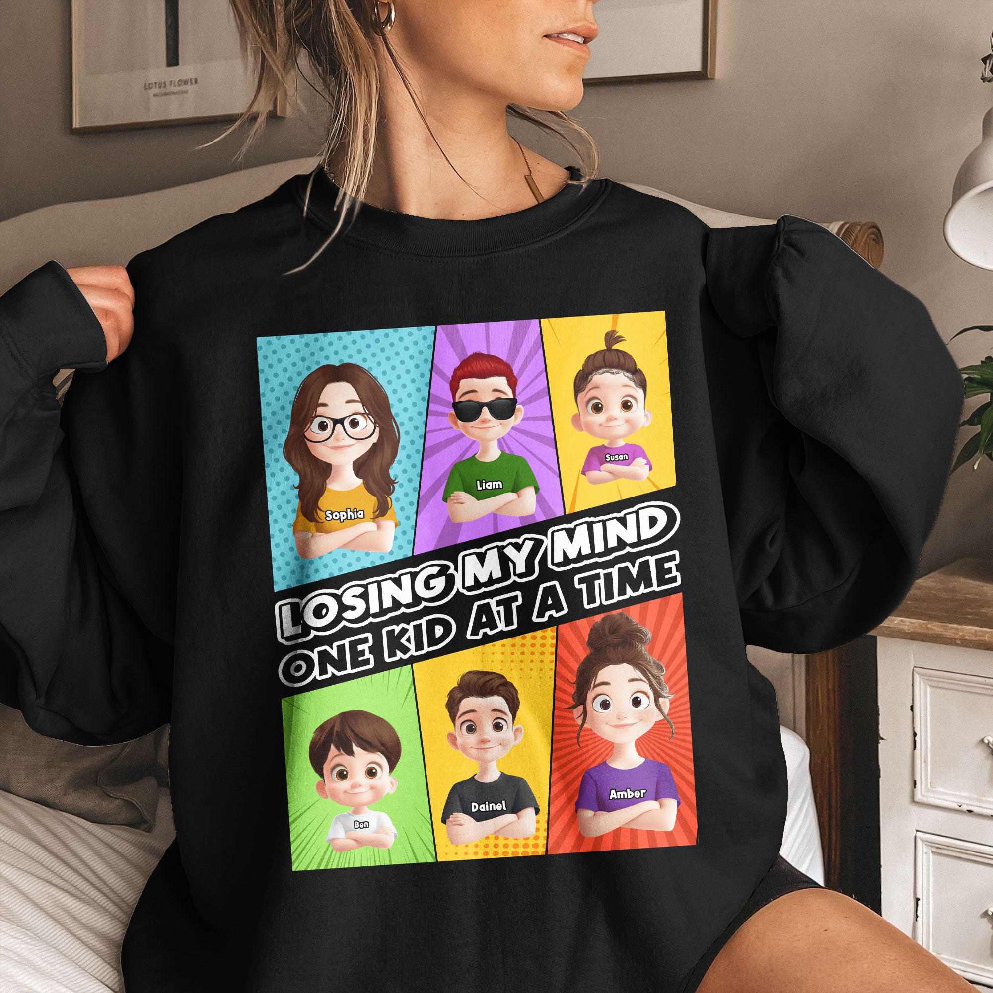 Losing My Mind One Kid At A Time - Personalized Shirt