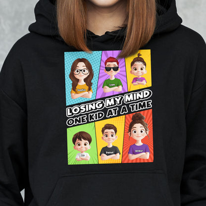Losing My Mind One Kid At A Time - Personalized Shirt