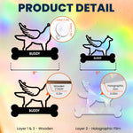 Loss Of Dog - Personalized Rainbow Suncatcher