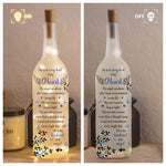 Loss Of Husband Memorial He Is My Husband And Angel - Personalized Photo Bottle Lamp