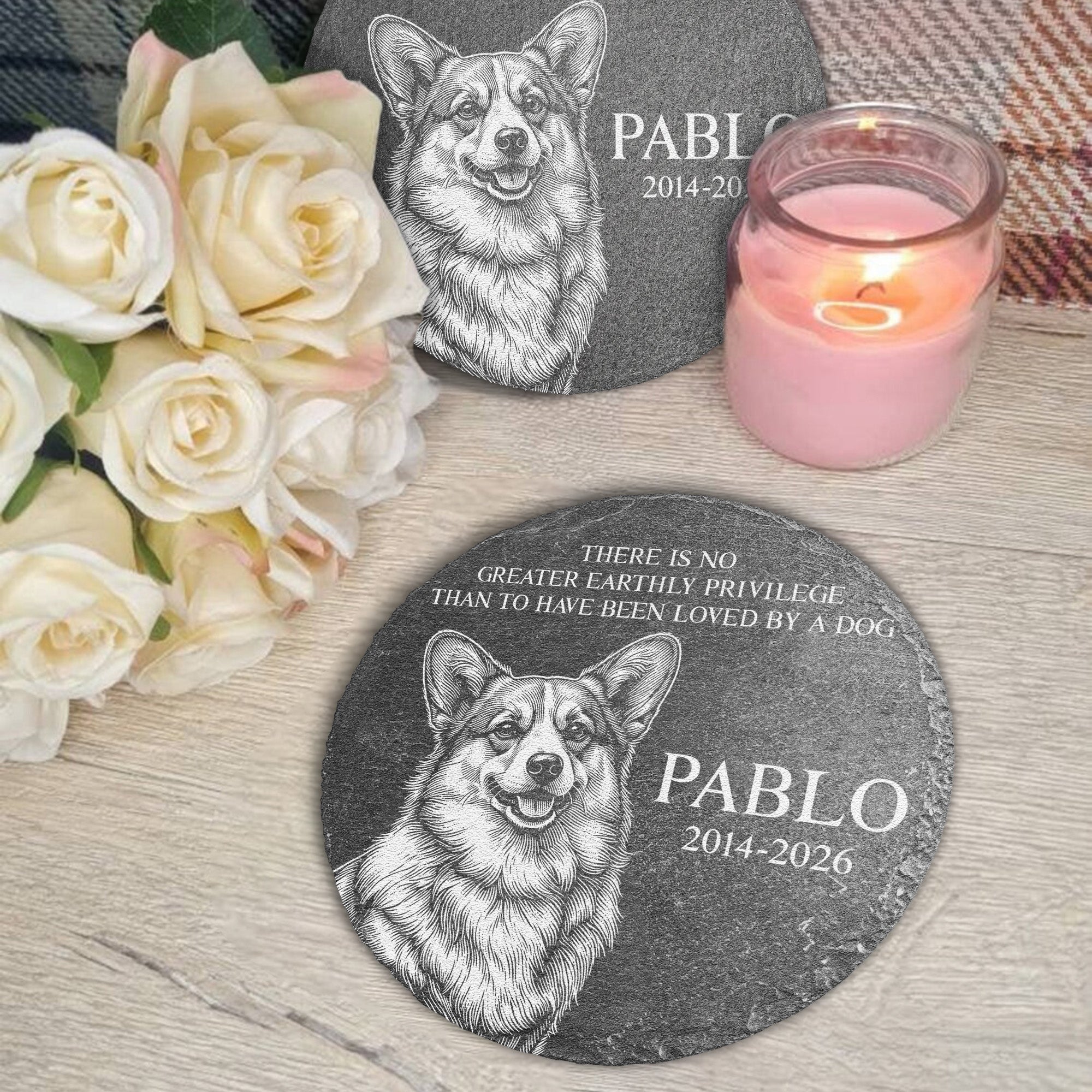 Loss-Of-Pet-Custom-Photo-Sketch-Line-Art-Memorial-Gifts-For-Pet-Owners-Personalized-Garden-Stone-4