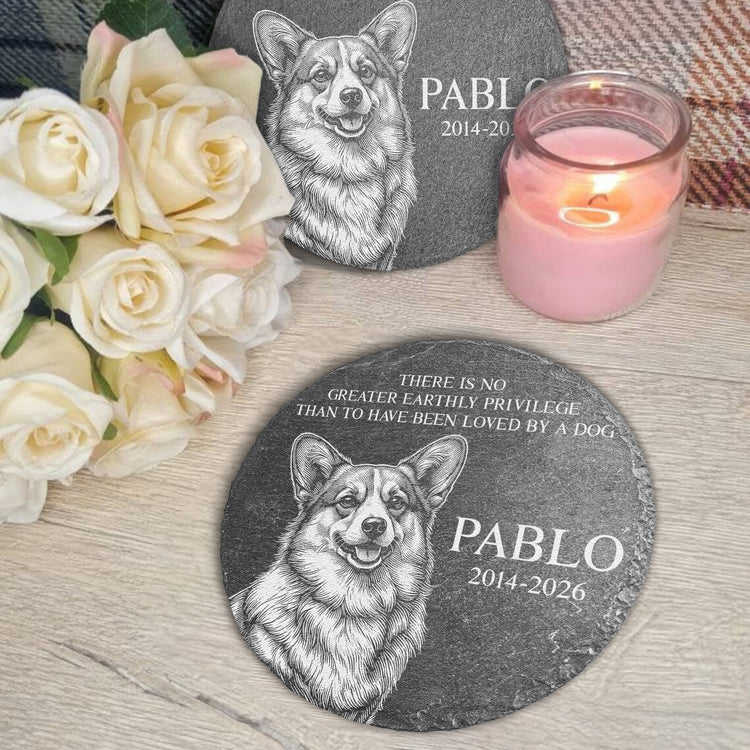Loss-Of-Pet-Custom-Photo-Sketch-Line-Art-Memorial-Gifts-For-Pet-Owners-Personalized-Garden-Stone-4