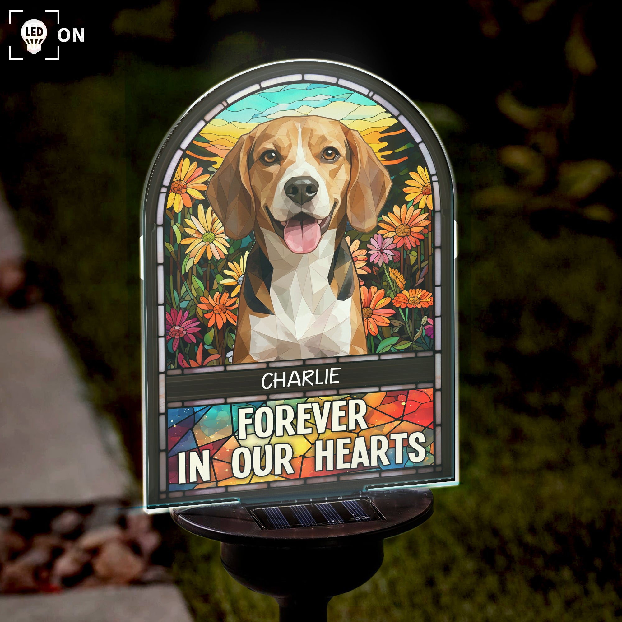 Loss-Of-Pet-Forever-In-Our-Hearts-Personalized-Solar-Light-2