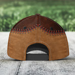 Love Baseball Proud Dad Son Gift For Him - Personalized Classic Cap