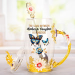 Love Between Mother & Daughters - Personalized Enamel Flower Tea Cup