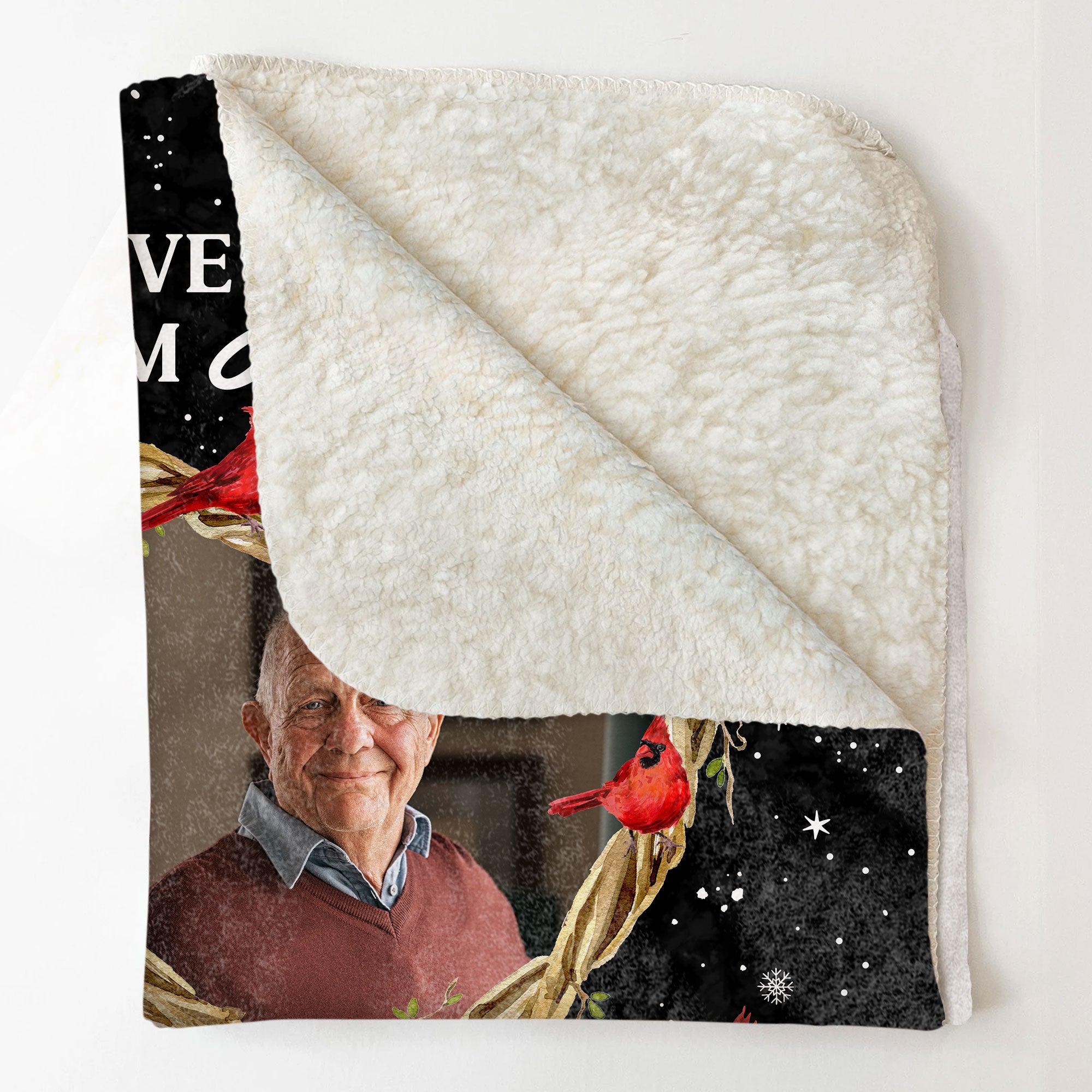 Love From Heaven - Personalized Photo Memorial Blanket