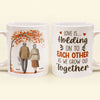 Love Is Holding On To Each Other As We Grow Old Together - Personalized Mug
