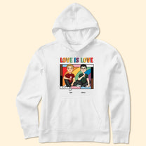 Love Is Love Window Pride Month - Personalized Shirt