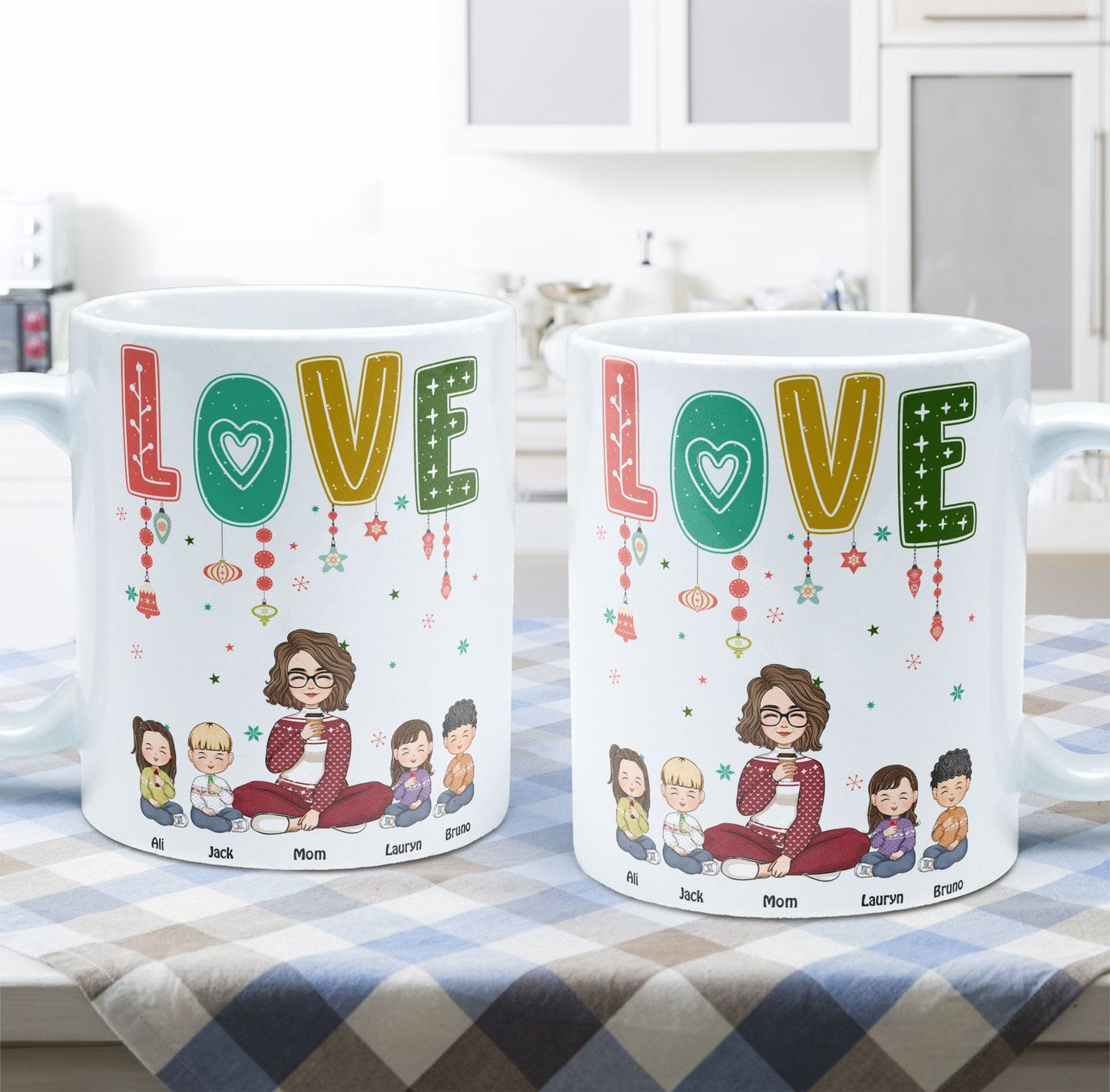 Love Mom - Personalized Mug