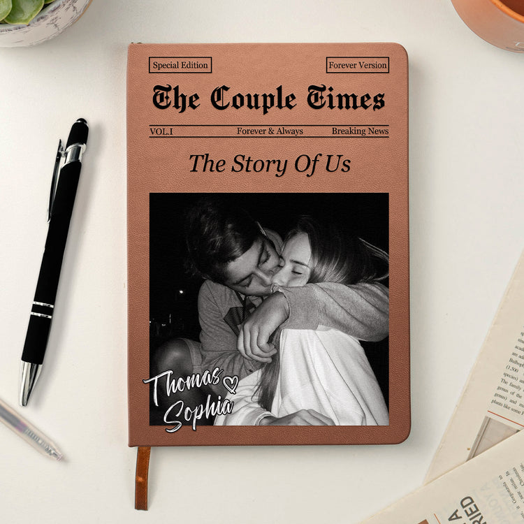 Love-Newspaper-Custom-Photo-Couples-Our-Story-Book-Personalized-Journal2