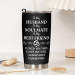 Loved You Then Love You Still Anniversary Gift For Him, Her - Personalized Tumbler Cup
