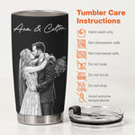 Loved You Then Love You Still Anniversary Gift For Him, Her - Personalized Tumbler Cup