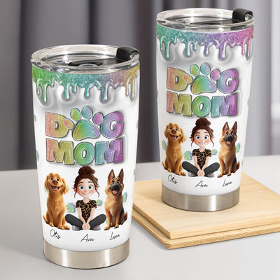 Lovely Dog Mom New Cartoon Dog - Personalized Tumbler Cup