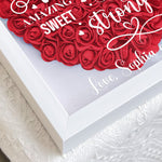 Loving Amazing Caring Mother Gift For Mom - Personalized Flower Shadow Box