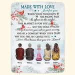 Made With Love Just For You - Personalized Blanket