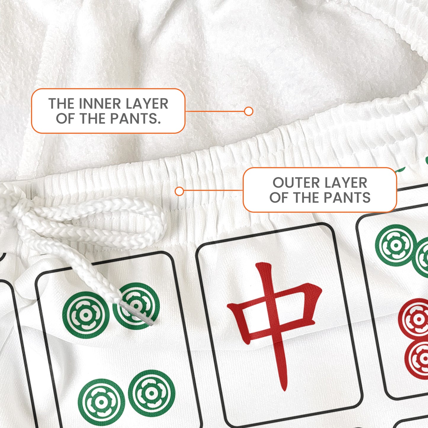 Mahjong Lover, Chinoiserie - Personalized Sweatpants