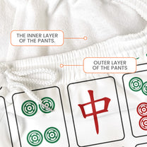 Mahjong Lover, Chinoiserie - Personalized Sweatpants