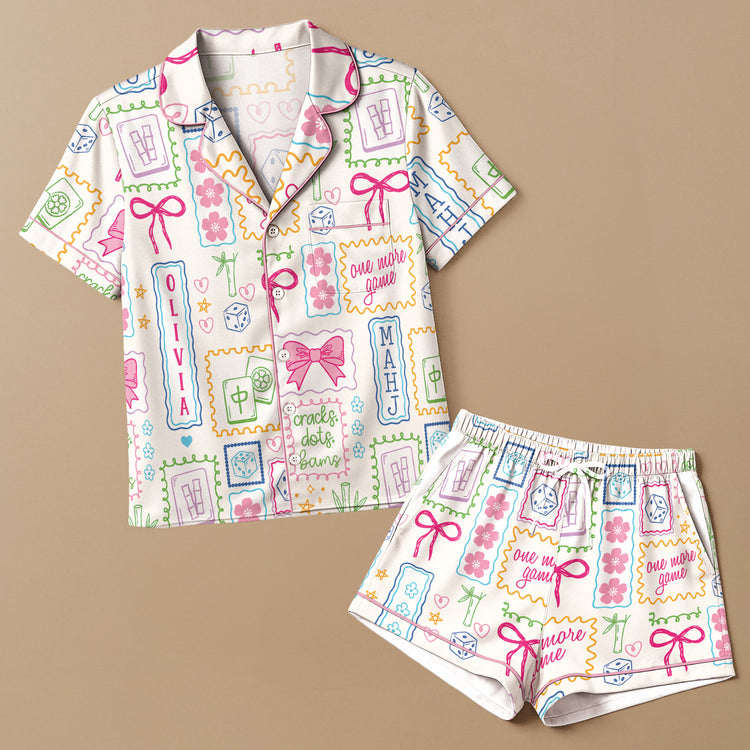 Mahjong-Game-Custom-Name-For-Game-Night,-Mahjong-Lover-Personalized-Pajamas
