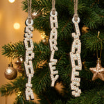 Mahjong-Letter With Names For Family, Friends Mahj Girls - Personalized Ornament 1