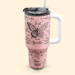 Make Your Own Affirmation Tumbler 40Oz - Personalized 40oz Tumbler With Straw