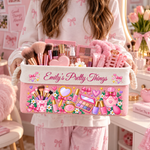 Makeup-Storage-Basket-With-Handles-For-Girls,-Daughters,-Granddaughters-Personalized-Storage-Basket-3