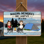 Making Memories One Campsite At A Time - Personalized Wood Sign