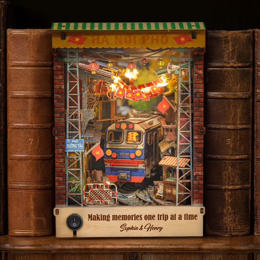 Making Memories One Trip At A Time - Personalized DIY Book Nook Kit