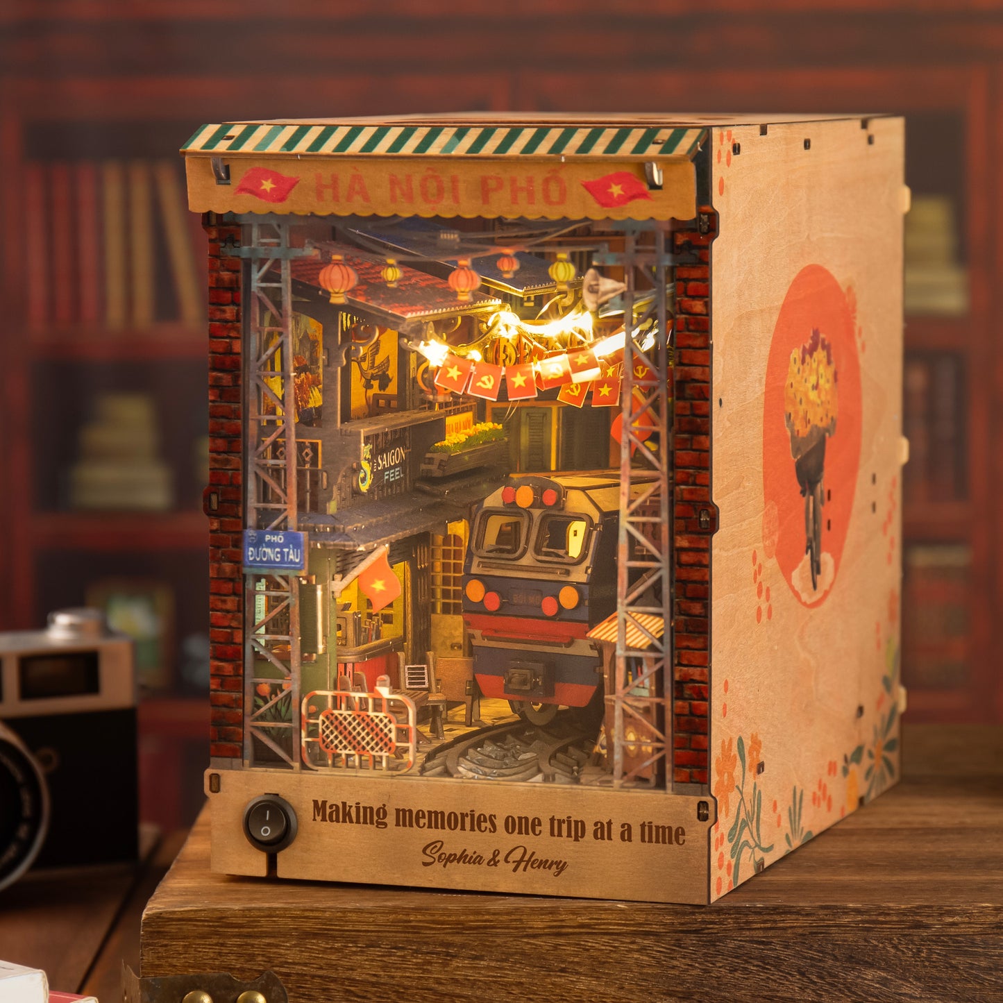 Making Memories One Trip At A Time - Personalized DIY Book Nook Kit