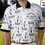 Male Teacher Custom Gift Greatest Of All Teachers - Personalized Photo Polo Shirt