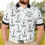 Male Teacher Custom Gift Greatest Of All Teachers - Personalized Photo Polo Shirt