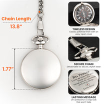 Male Teacher Gift - Important Part Of My Story - Personalized Pocket Watch