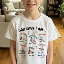 Mallard Duck God Says I Am - Personalized Shirt