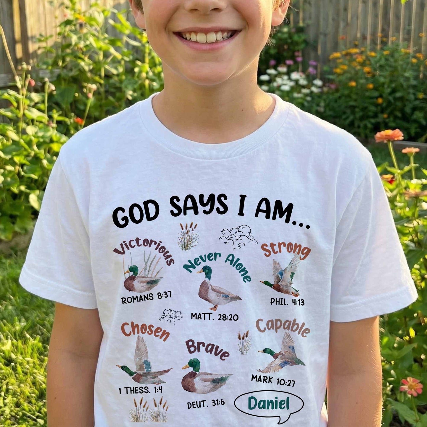 Mallard Duck God Says I Am - Personalized Shirt