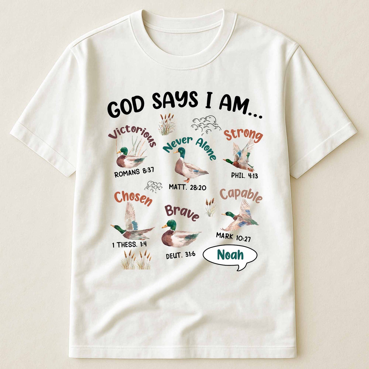 Mallard Duck God Says I Am - Personalized Shirt