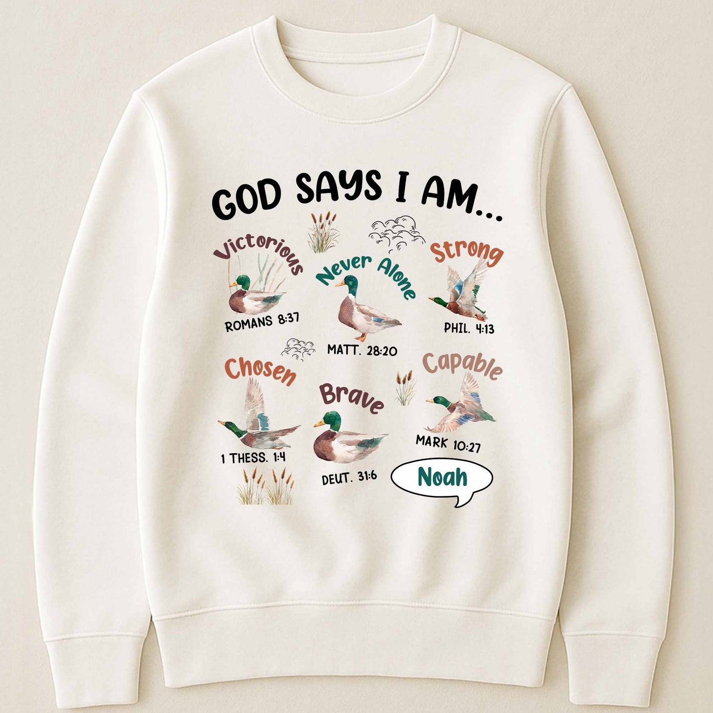 Mallard Duck God Says I Am - Personalized Shirt