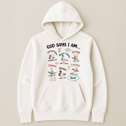 Mallard Duck God Says I Am - Personalized Shirt