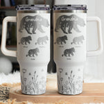 Mama Bear Custom Kids' Names Mother's Day Gift - Personalized 40oz Tumbler