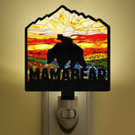 Mama Bear - Personalized Wood And Acrylic Night Light