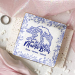 Mama Bear Toile De Jouy - Personalized Jewelry Dish