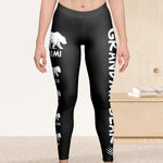 Mama Bear, Grandma Bear - Custom With Cute Cubs - Personalized Leggings