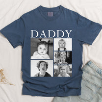 Mama, Daddy, Gigi, Papa Custom Nicknames - Retro Vintage Custom Kids' Photo - Personalized Photo Comfort Tee