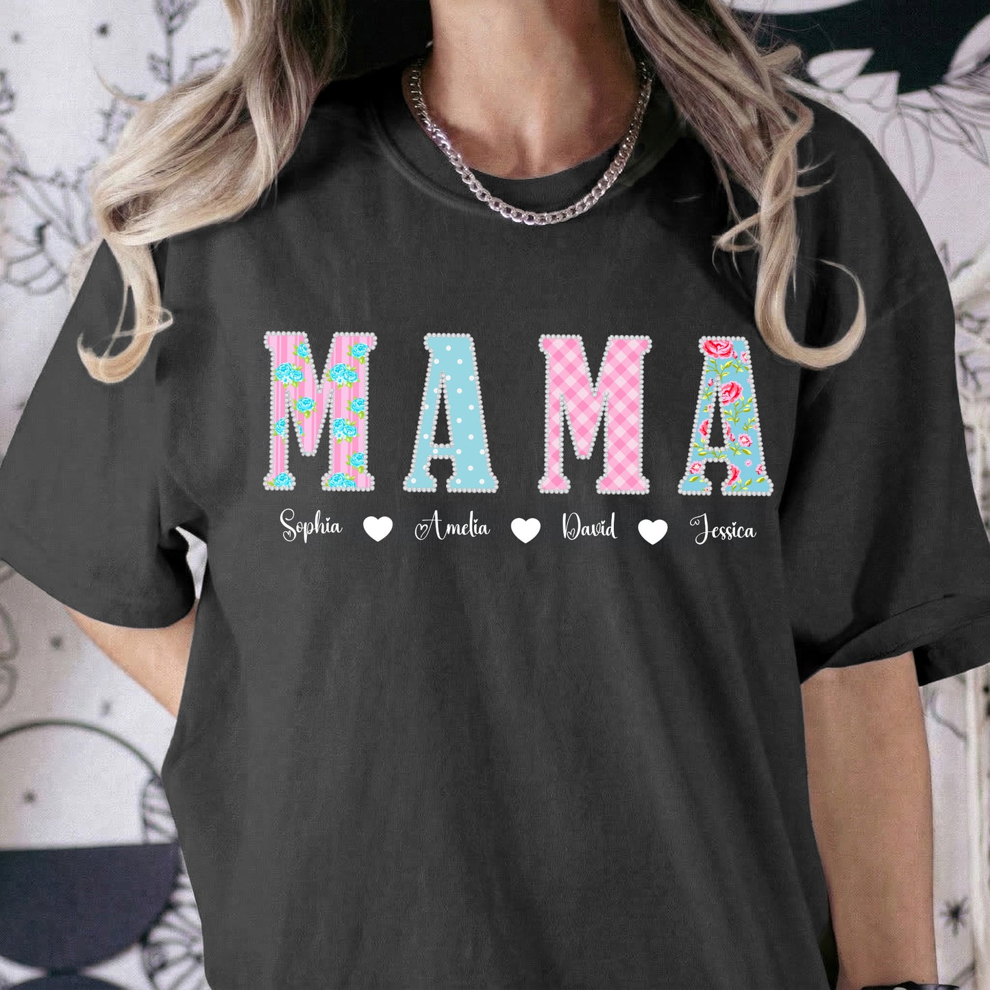 Mama-Faux-Pearls-Personalized-Shirt-3