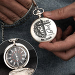 Man Of God Christian Bible Verse - Personalized Pocket Watch