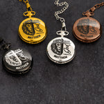 Man Of God Christian Bible Verse - Personalized Pocket Watch