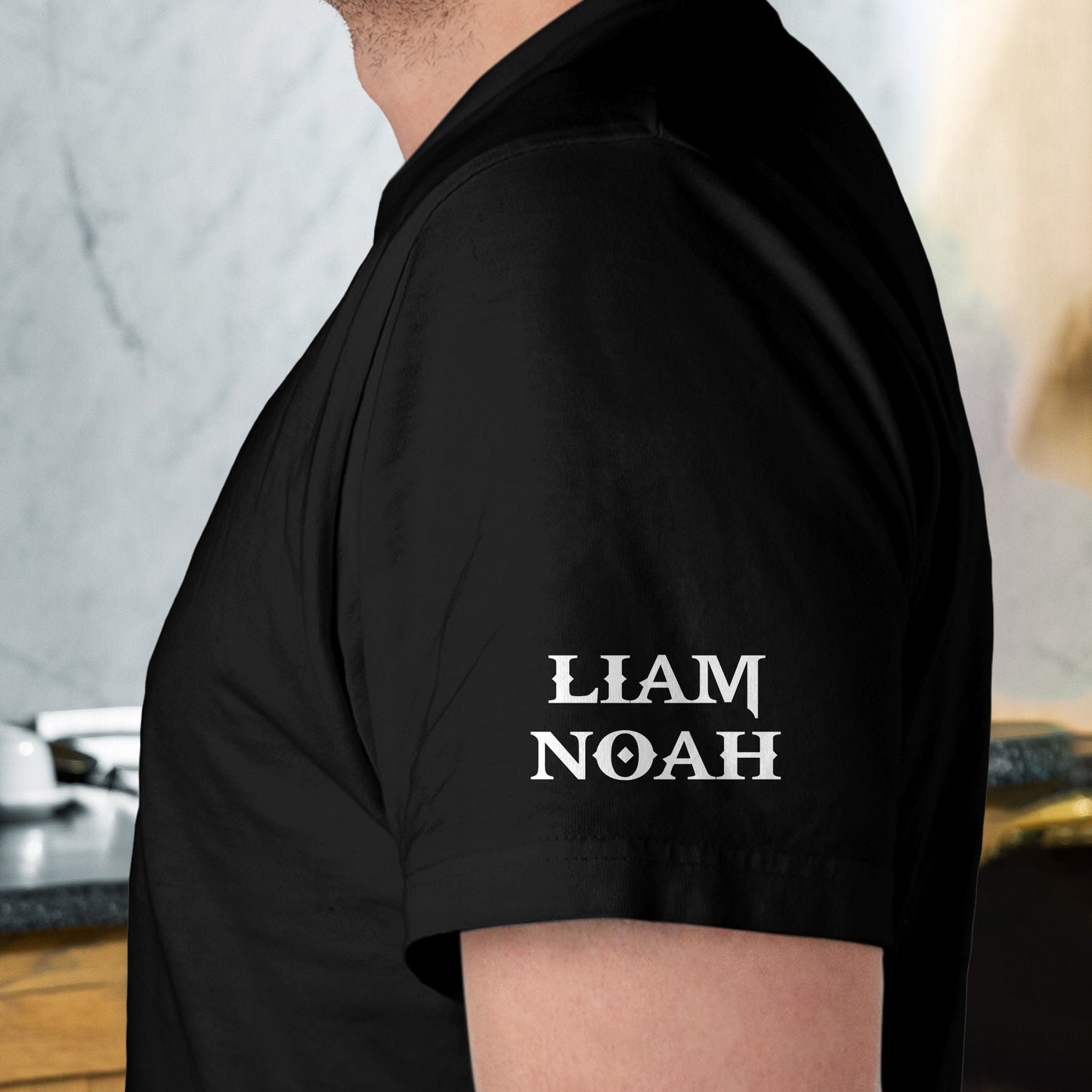 Man Of God Husband Daddy Protector Hero Name Letter In Bible - Personalized Shirt