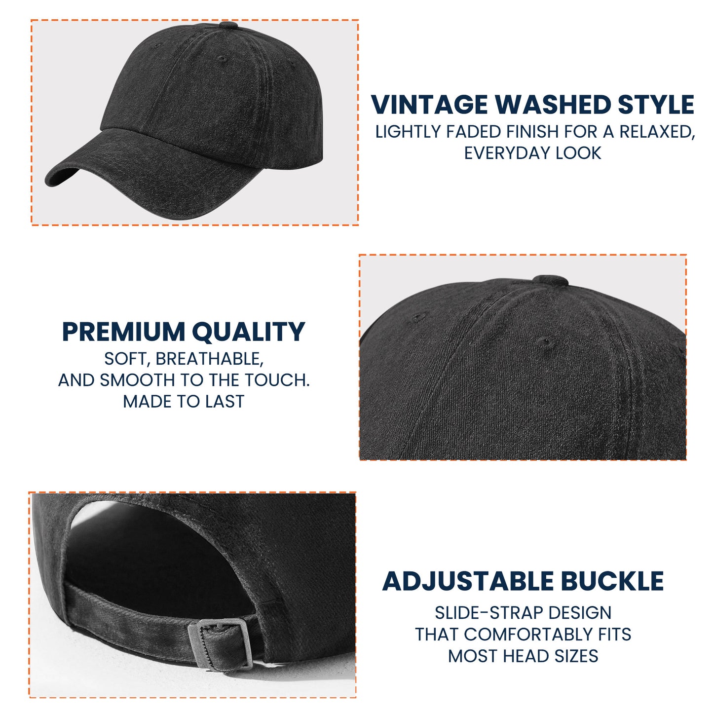 Man Of God - Personalized Distressed Denim Cap